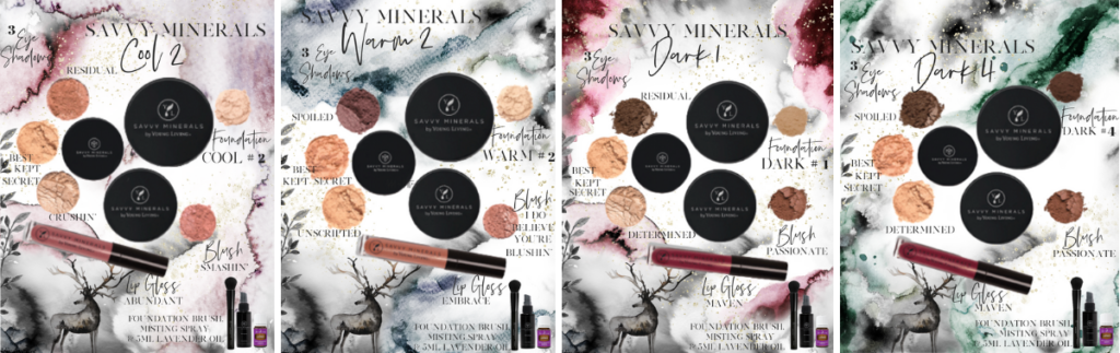 Savvy Minerals Color Palette Options